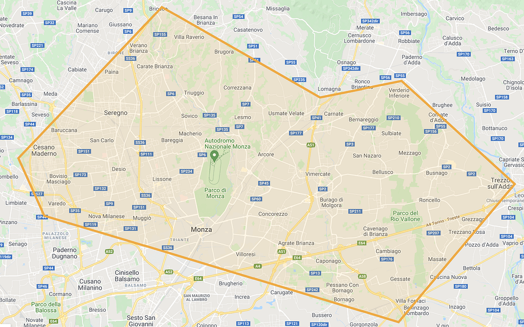 Mappa Monza